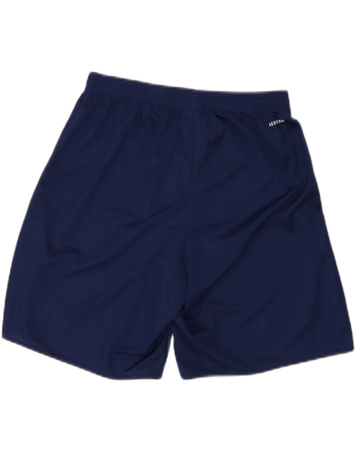 ADIDAS Mens Sport Shorts Medium Navy Blue Polyester Vintage Adidas and Second-Hand Adidas from Messina Hembry 