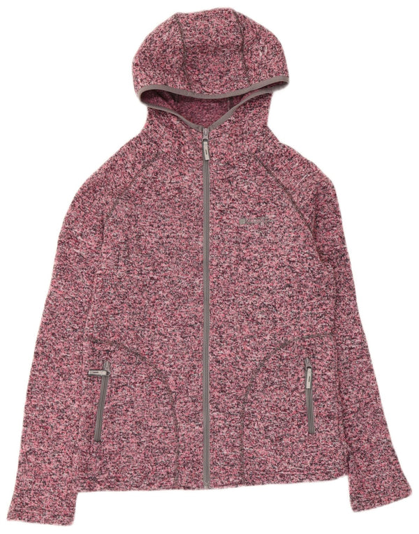 Mountain Warehouse Suéter con capucha y cremallera para mujer UK 40 Medium Pink Sports