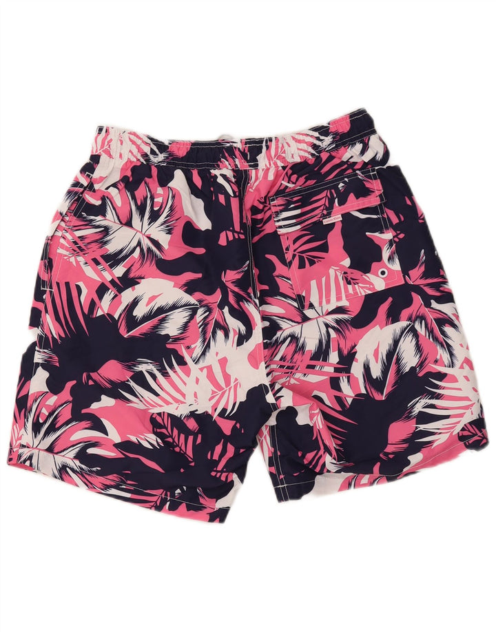 CALVIN KLEIN Mens Swimming Shorts Medium  Pink Floral Polyester