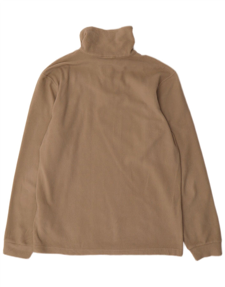 Champion Jersey De Forro Polar Con Cuello Y Cremallera Para Hombre Poliéster Beige Grande