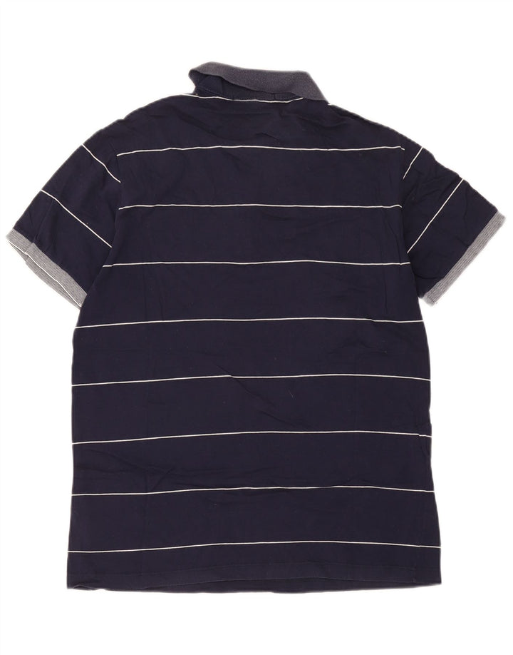 Fred Perry Polo para hombre de algodón a rayas azul marino grande