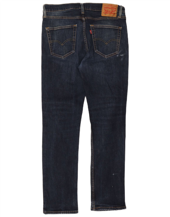 Levi's Hombre 511 Slim Jeans W34 L32 Algodón Azul