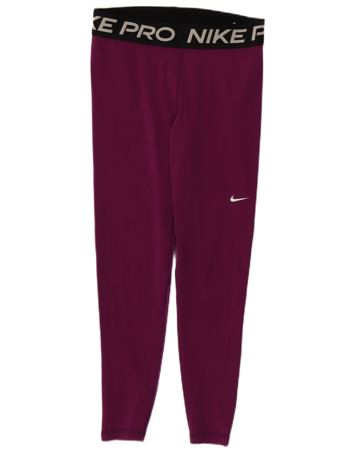 Nike - Leggings gráficos Dri Fit para mujer, talla 40, poliéster morado mediano