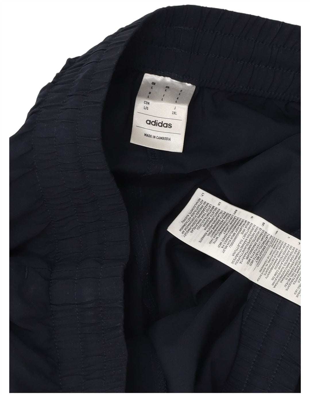 Pantalón De Chándal Adidas Hombre Grande Azul Marino Poliéster