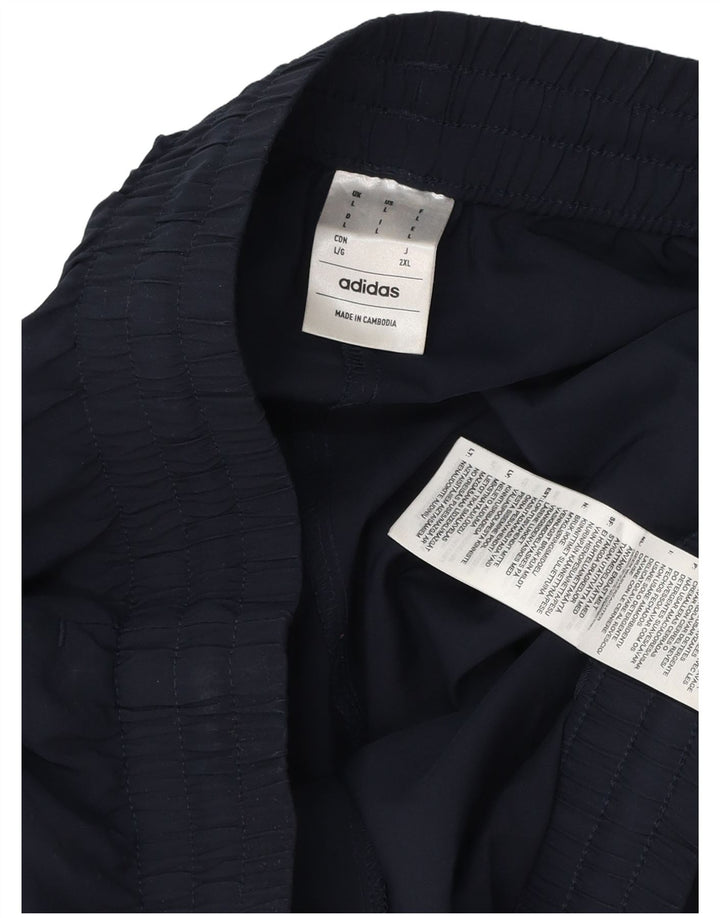 Pantalón De Chándal Adidas Hombre Grande Azul Marino Poliéster