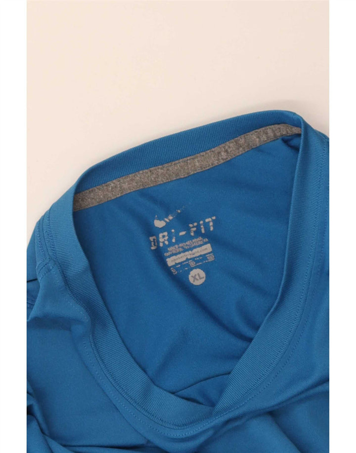 Nike Camiseta Dri Fit para Hombre Top XL Azul