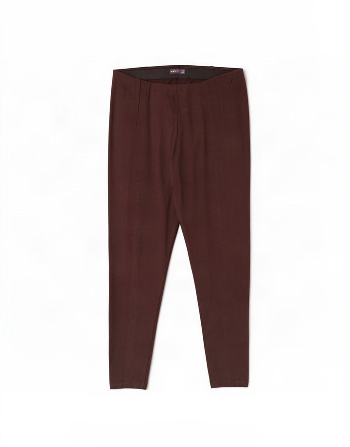 Marks & Spencer Leggings para mujer ES 40 XL Poliéster marrón