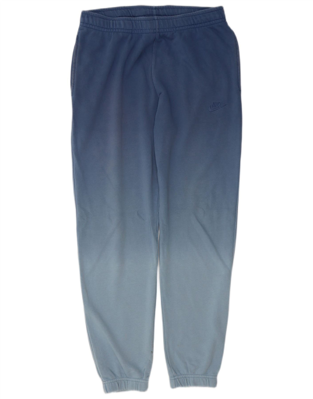 Nike Pantalones De Chándal Joggers De Algodón Color Block Azul Medio - Hombre