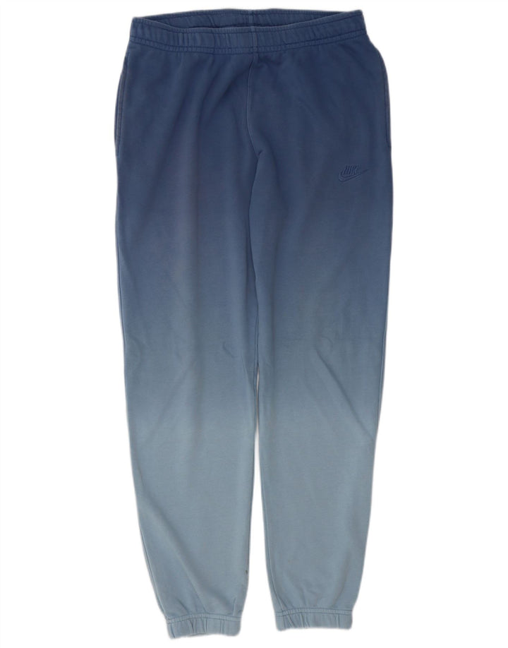 Nike Pantalones De Chándal Joggers De Algodón Color Block Azul Medio - Hombre
