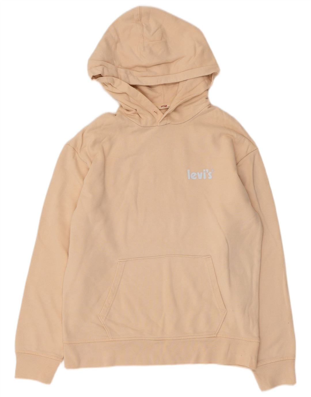 Levi's Hombre Sudadera Con Capucha Jumper Small Beige Algodón