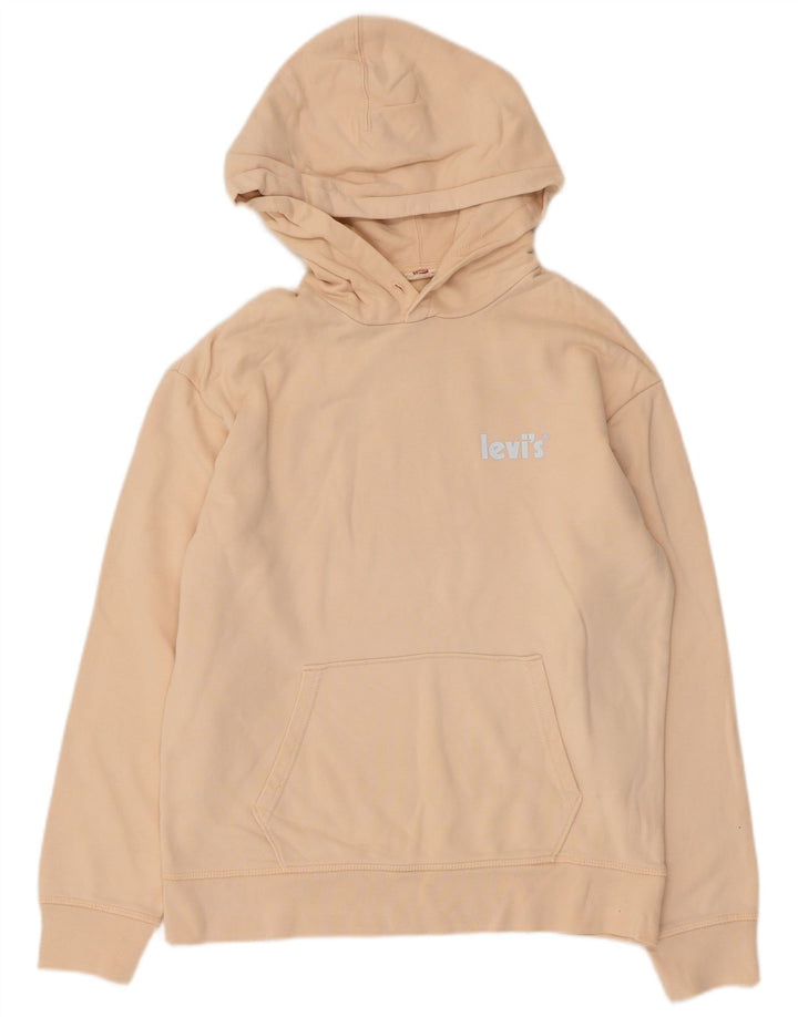 Levi's Hombre Sudadera Con Capucha Jumper Small Beige Algodón