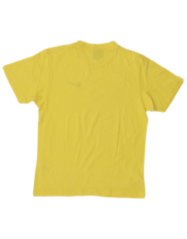 NIKE Camiseta Mujer Top UK 8 Small Amarillo Algodón
