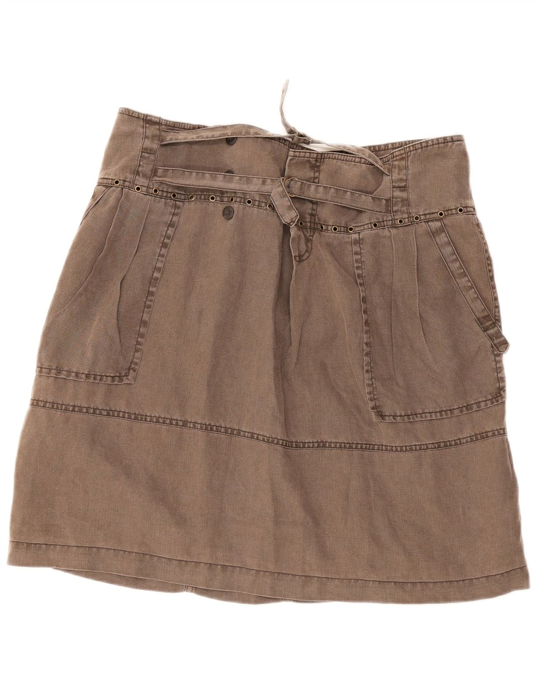 Marlboro Classics Falda Acampanada para Mujer IT 44 Medium W34 Marrón