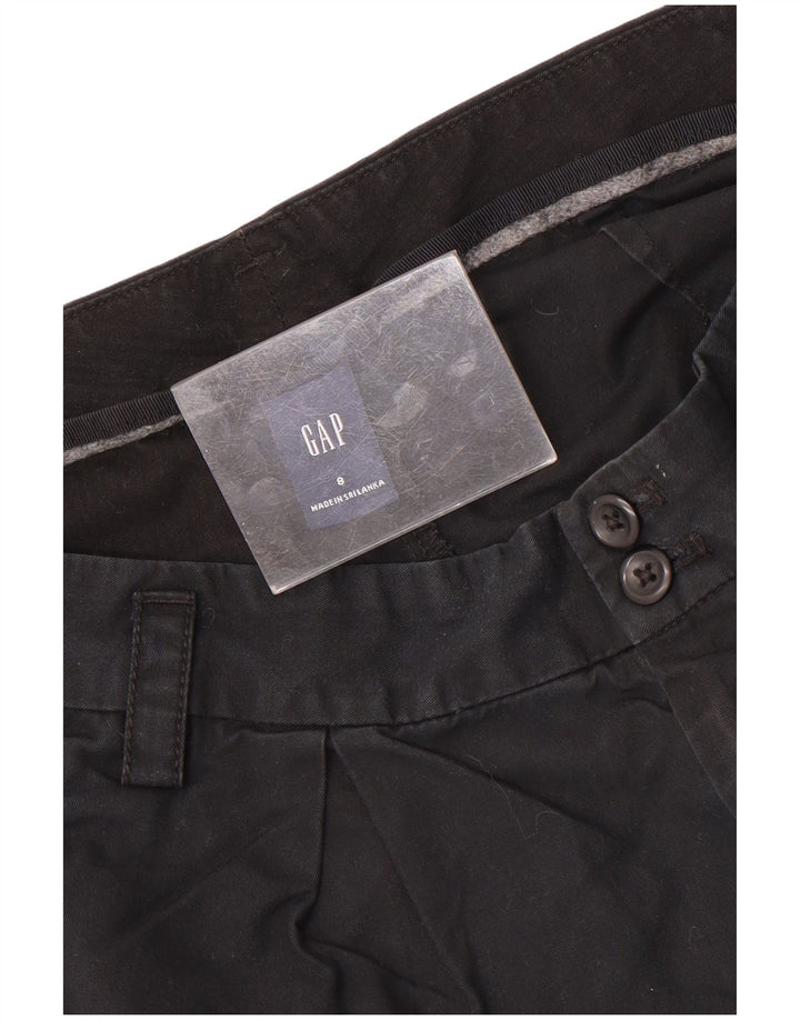 Gap Pantalones cortos chinos para mujer UK 12 Medium W32 Algodón negro