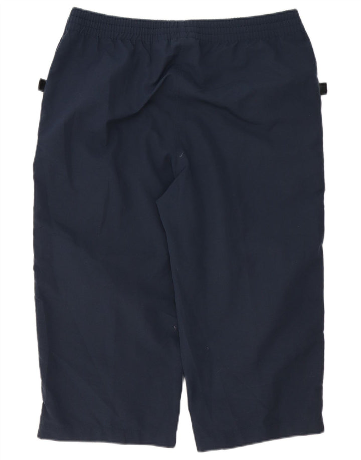 Asics Hombre Capri Pantalones De Chándal Medio Azul Marino Poliéster
