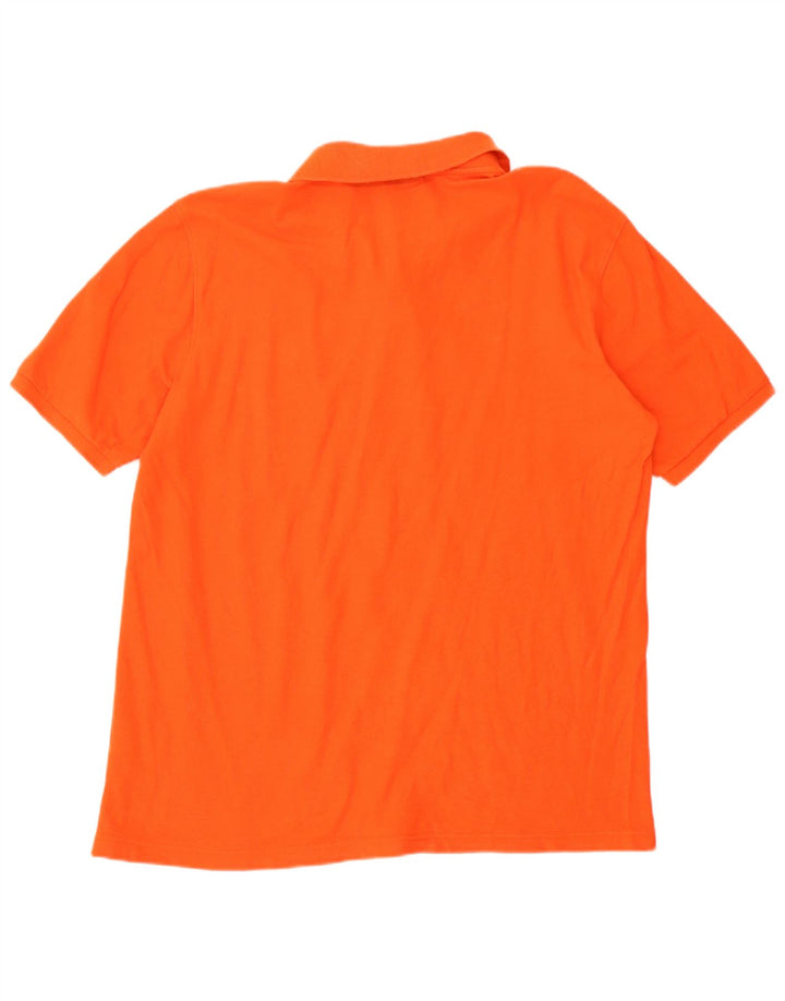 Fila Polo Hombre Grande Naranja Algodón