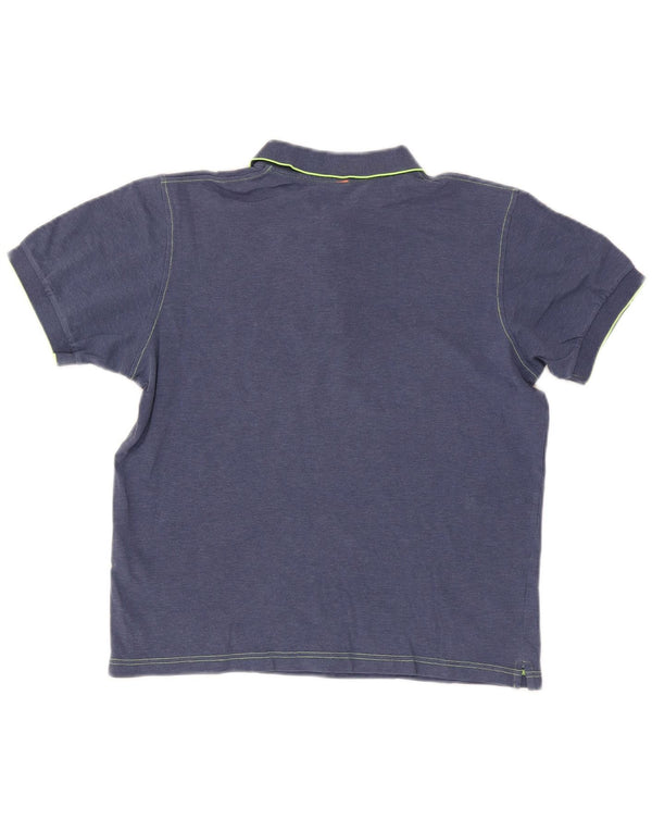 Polo Sun68 para hombre de algodón azul marino mediano