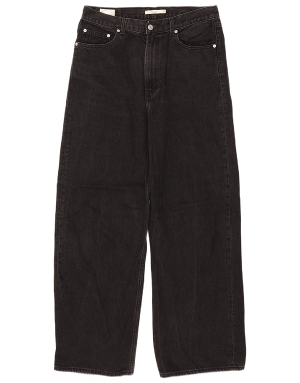 Levi's Vaqueros Sueltos De Cintura Alta Para Mujer W31 L31 Algodón Negro