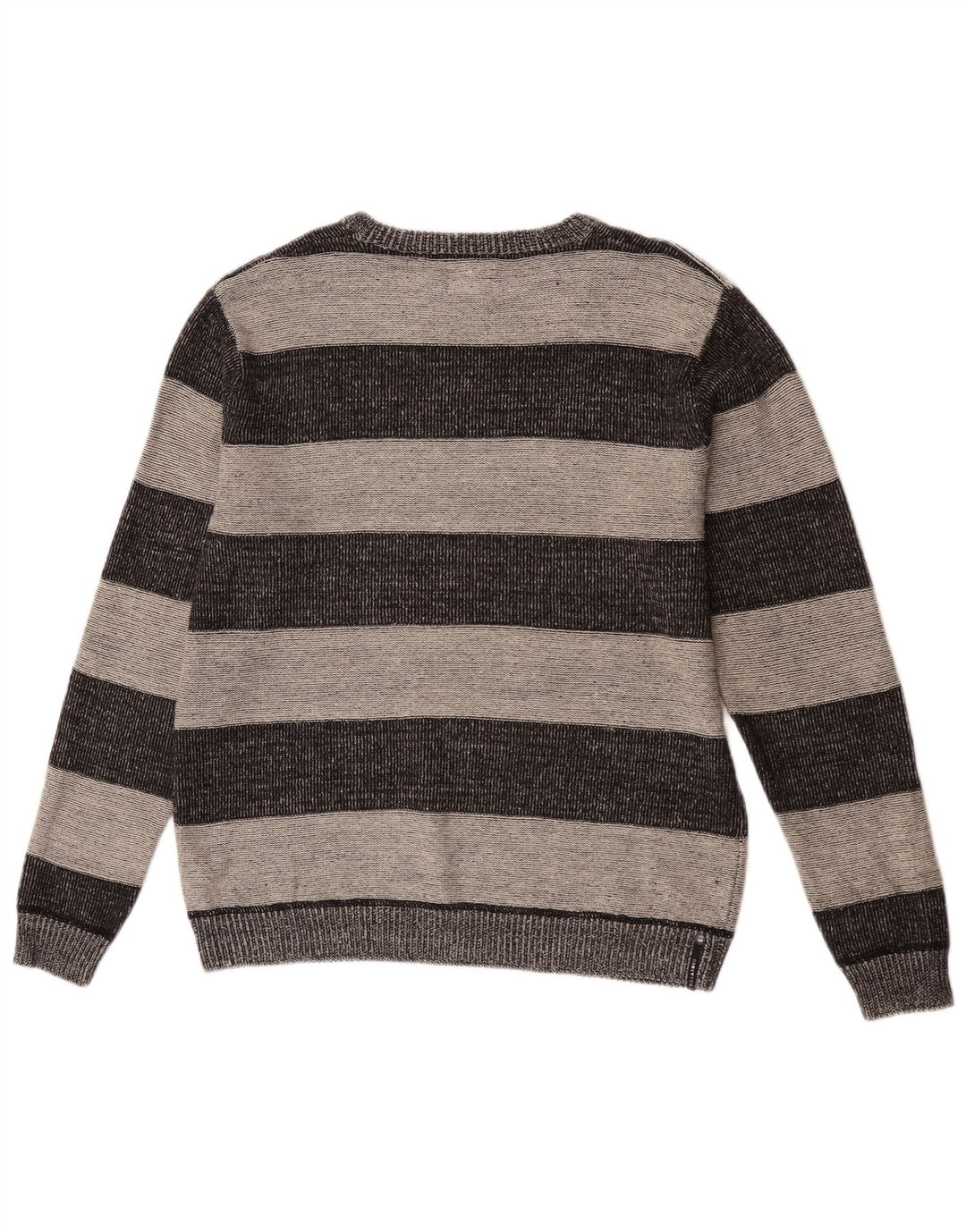 Jersey Billabong para hombre con cuello barco y acrílico a rayas gris medio