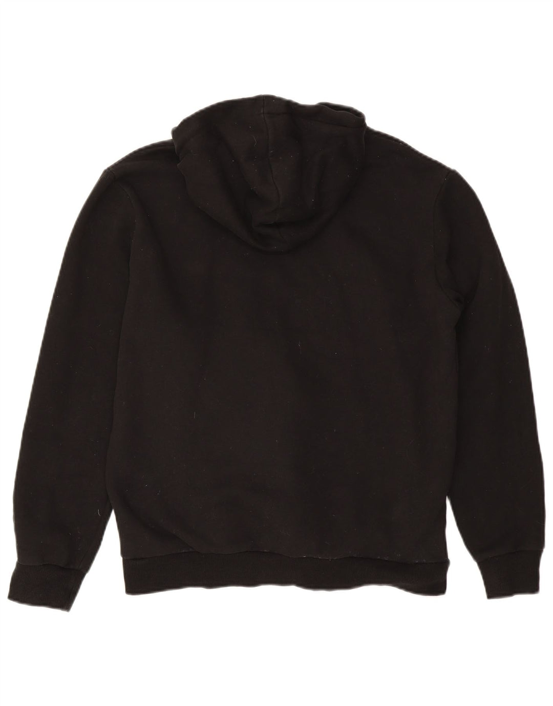 PUMA Jersey con capucha gráfica para hombre Algodón negro mediano