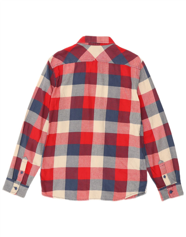 Camisa de franela de cuadros rojos medianos Vans Hombre