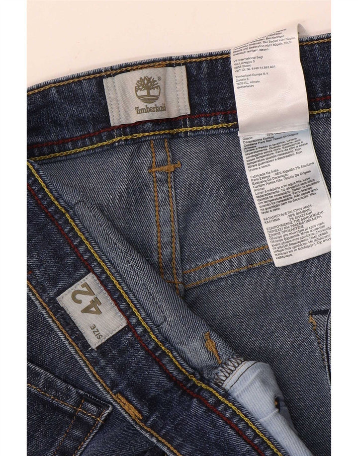 Timberland Vaqueros rectos para hombre W42 L32 Algodón azul