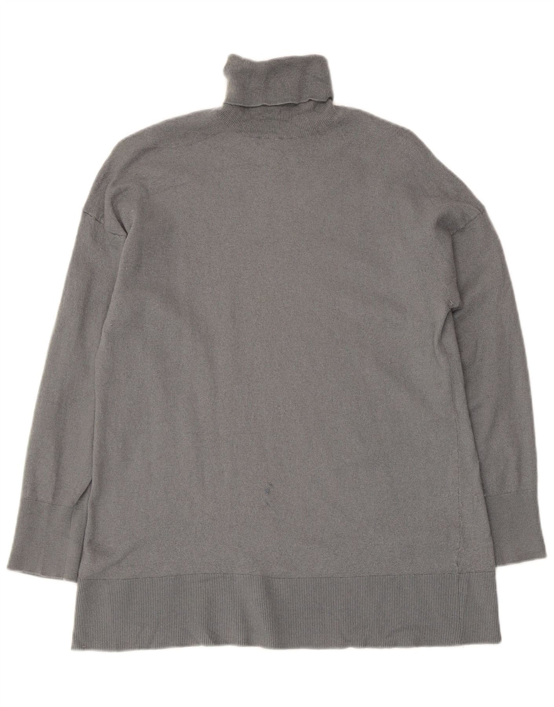 Massimo Dutti Jersey de cuello vuelto para mujer UK 42 Gris medio