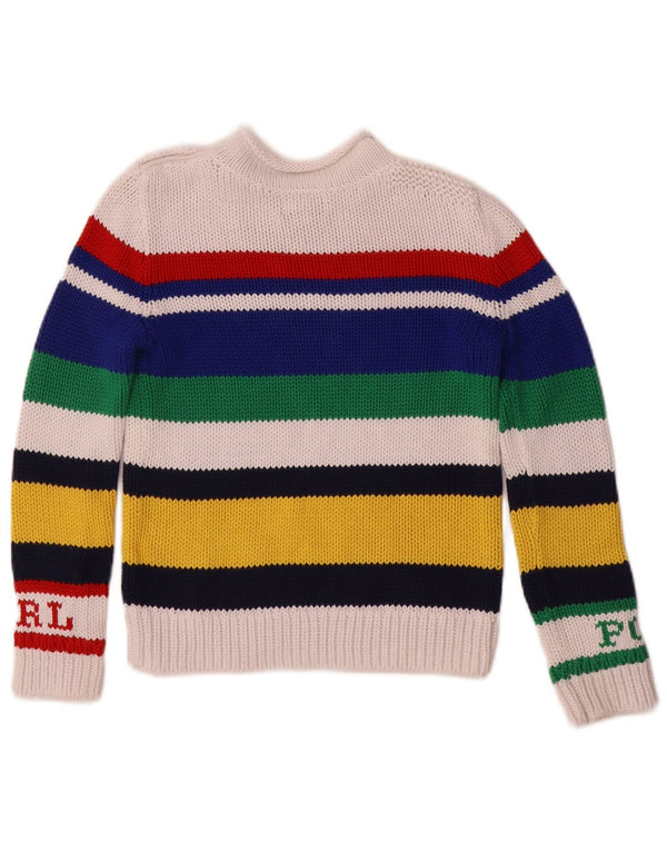 Polo Ralph Lauren - Jersey con cuello alto para niños de 6 a 7 años, talla pequeña, multicolor