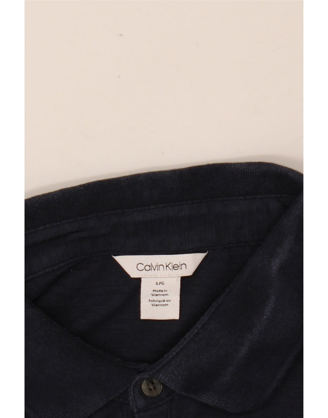 CALVIN KLEIN Polo para hombre grande gris color block