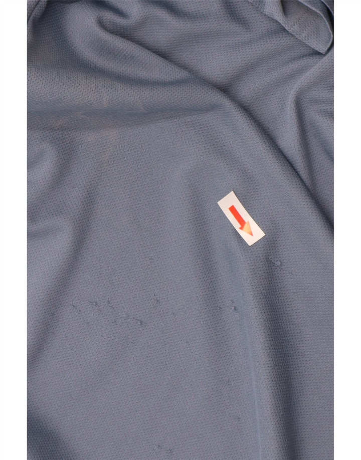 Adidas Polo Aeroready para hombre grande poliéster azul