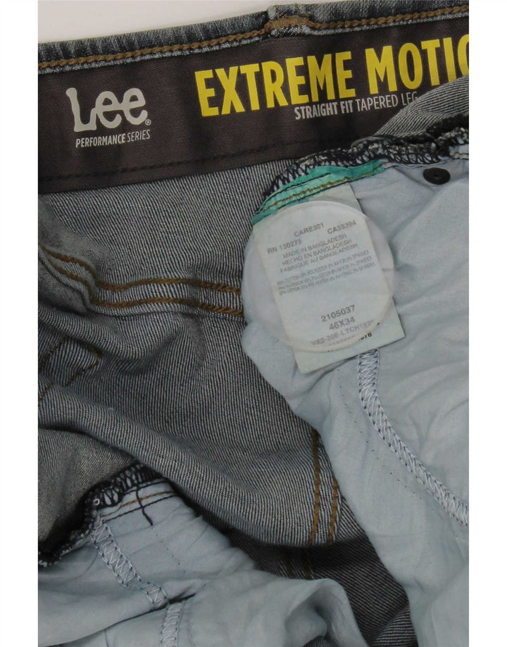 Lee Vaqueros Rectos Extreme Motion para Hombre W46 L34 Algodón Azul