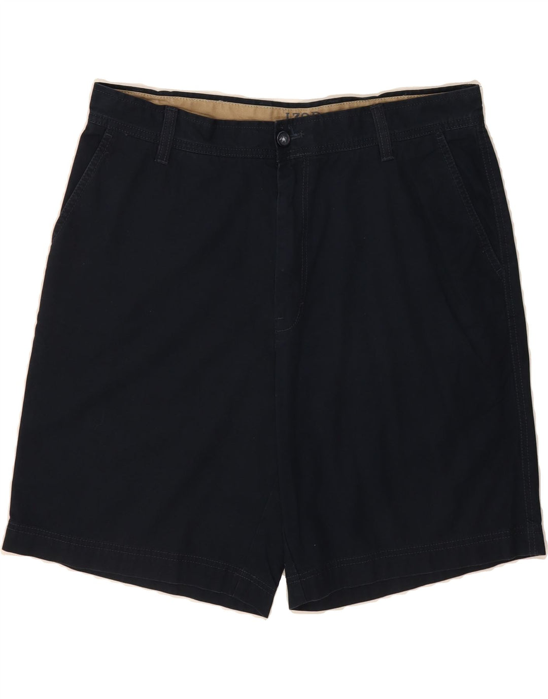 IZOD Mens Chino Shorts W36 Large  Navy Blue Cotton Vintage Izod and Second-Hand Izod from Messina Hembry 