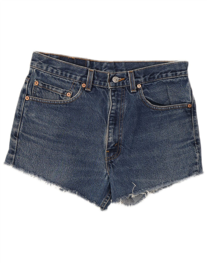 Levi's Mujer 517 Shorts De Mezclilla W32 Grande Algodón Azul