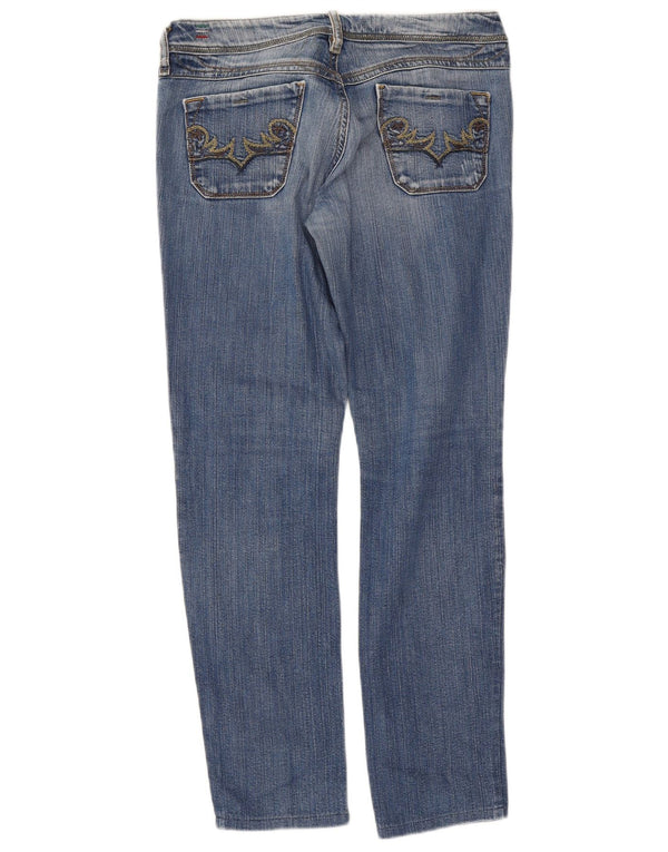 Diesel Mujer Lowky Slim Vaqueros Rectos W29 L28 Algodón Azul