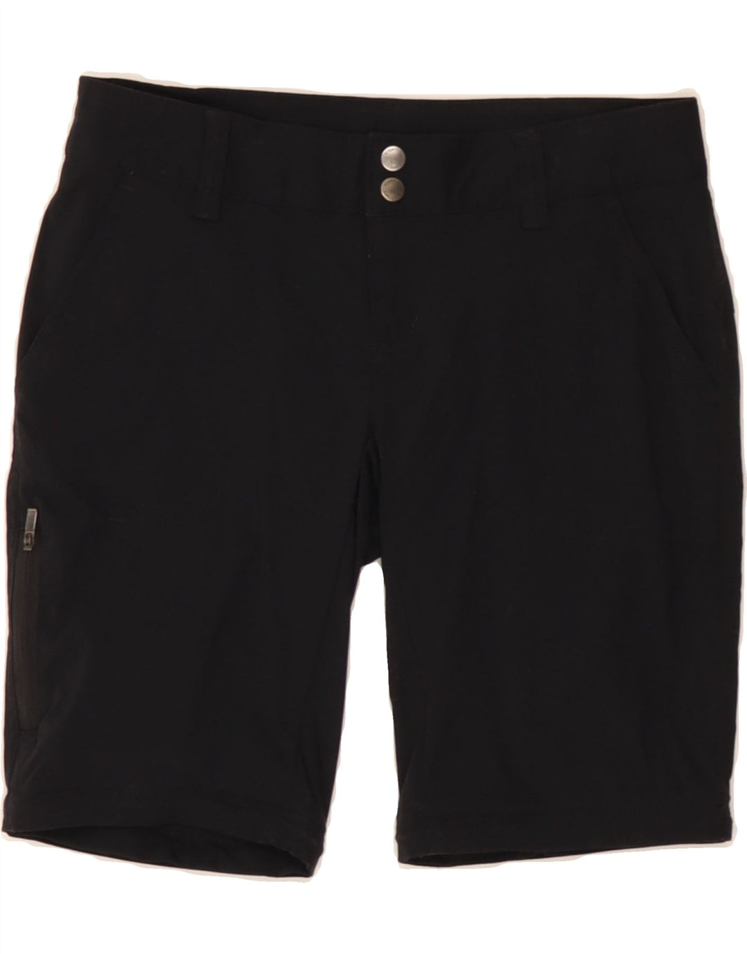 COLUMBIA Womens Regular Cargo Shorts US 4 Small W30 Black Nylon Vintage Columbia and Second-Hand Columbia from Messina Hembry 