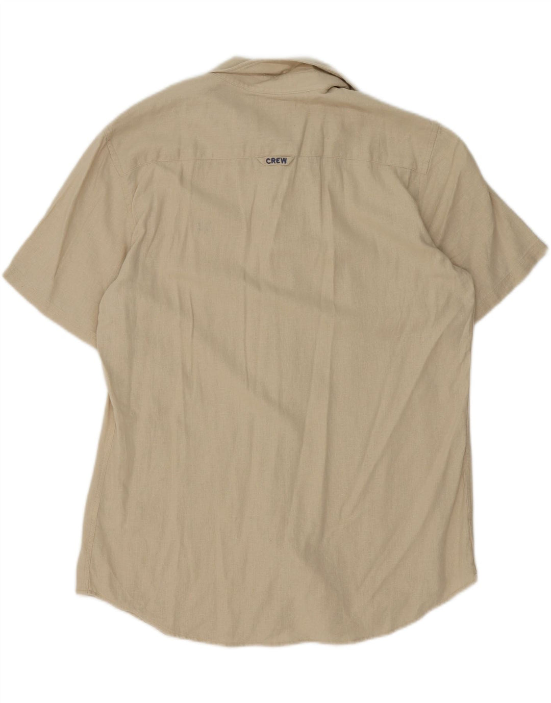 Crew Clothing Camisa Hombre Lino Beige Medio