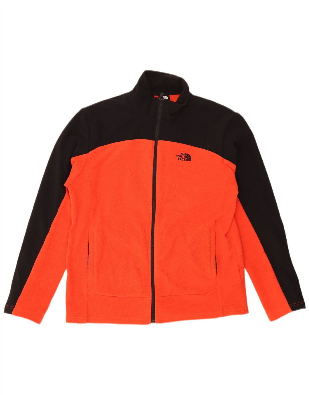 THE NORTH FACE Chaqueta polar para hombre UK 38 Medium Naranja Colorblock