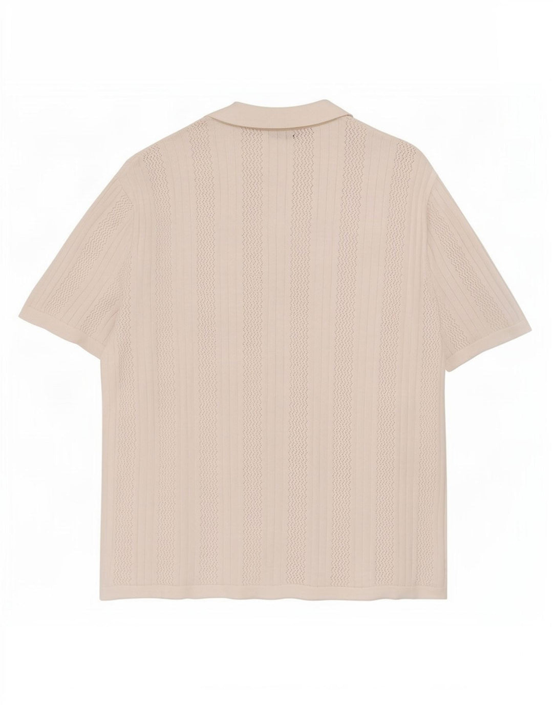 Zara Hombre Camisa Manga Corta Mediana Algodón Blanco