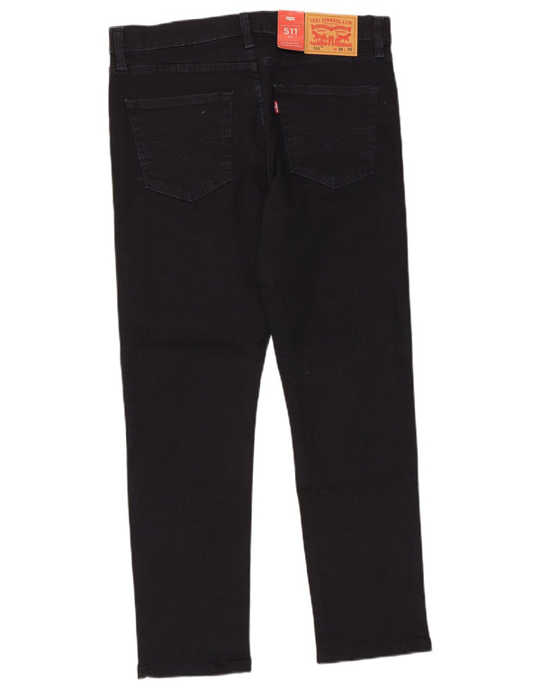 Levi's Mujer 511 Slim Jeans W34 L28 Algodón Azul Marino