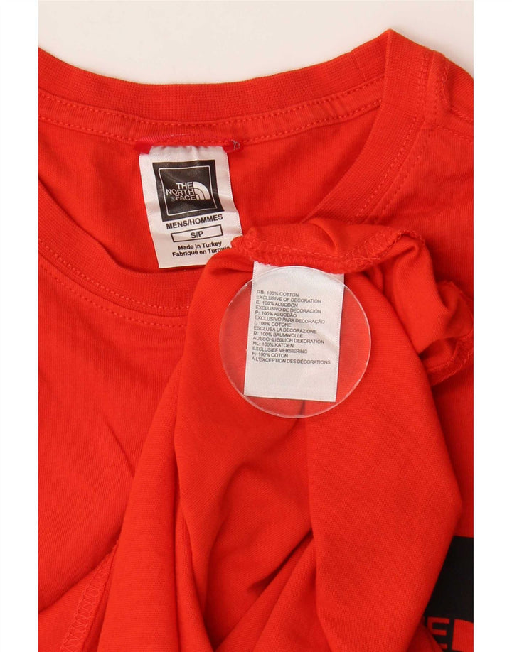 Camiseta The North Face Hombre Top Small Rojo Algodón