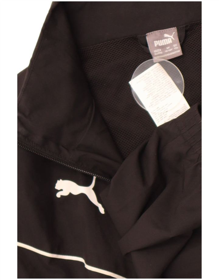 Puma Chaqueta Chándal Niño 15-16 Años Negro Poliéster