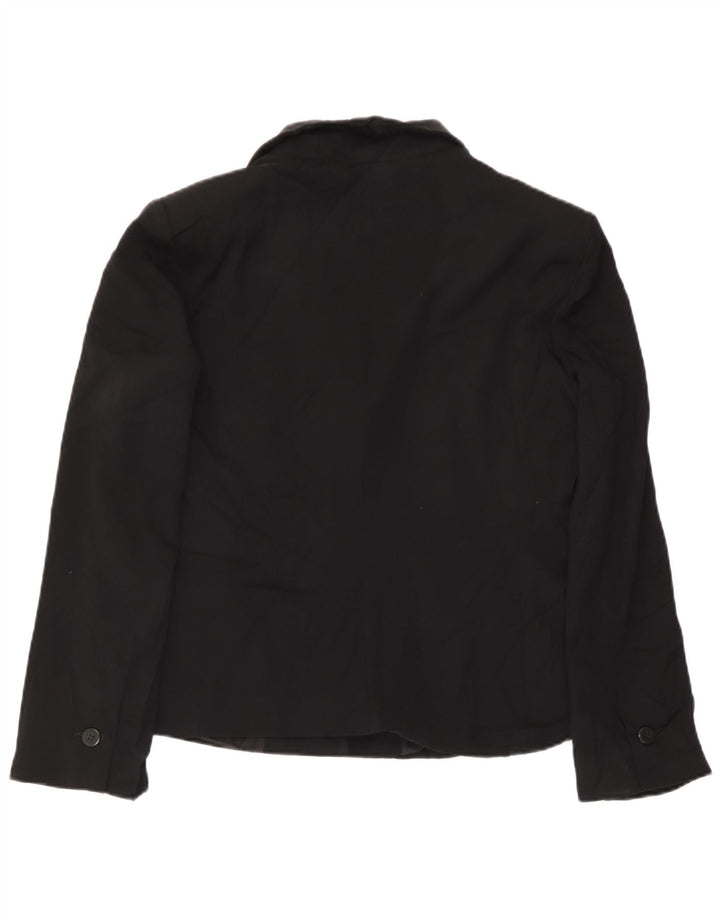 Giorgio Armani Chaqueta Blazer de 2 Botones para Mujer Reino Unido 44 Mediano Negro