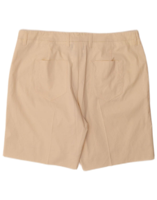 Marella Pantalones cortos chinos para mujer UK 16 Large W34 Algodón beige