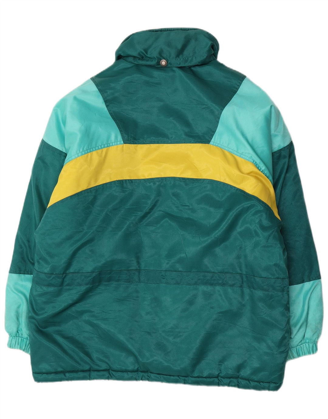 Brugi Chaqueta de esquí extragrande para mujer UK 44 Poliéster color block verde medio
