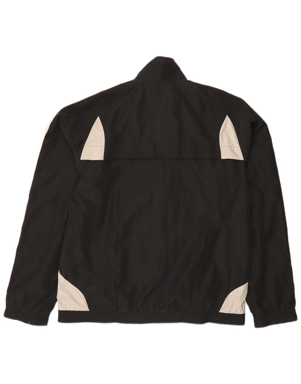 Adidas - Chaqueta de chándal para hombre, talla 42/44, poliéster color negro grande