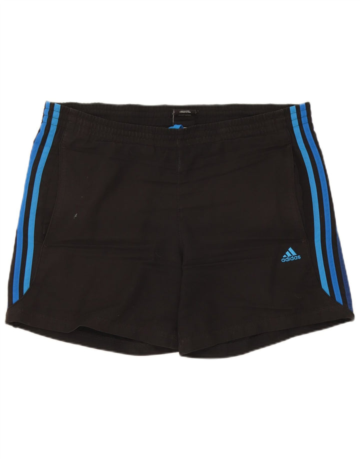 Pantalón Corto Deportivo Adidas Hombre Mediano Negro Poliéster