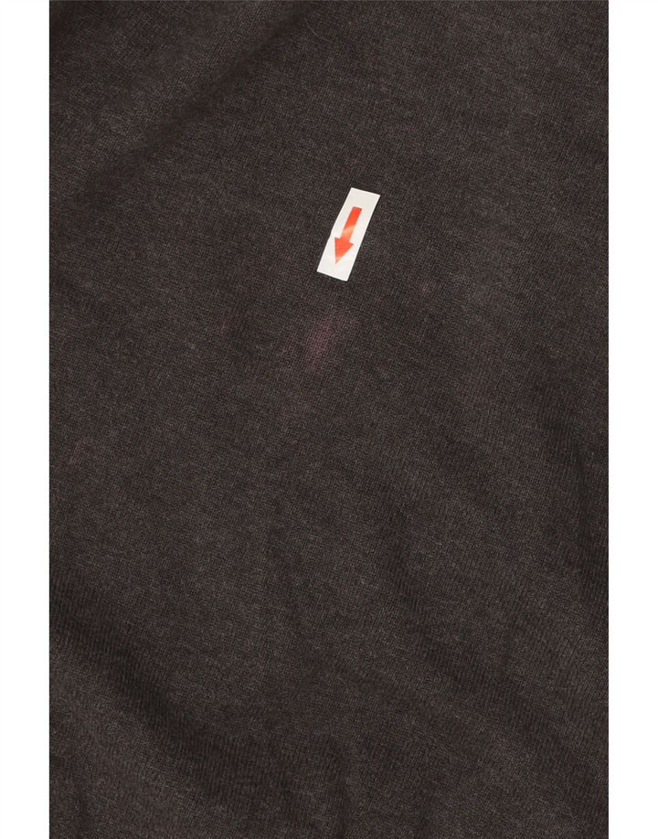 MARKS & SPENCER Jersey con cuello en V para hombre 2XL Algodón gris
