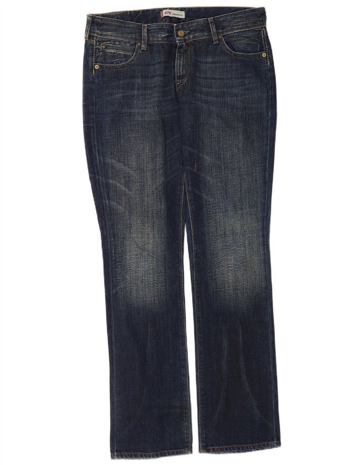 Vaqueros Levi's Mujer 470 Rectos W33 L34 Algodón Azul Marino