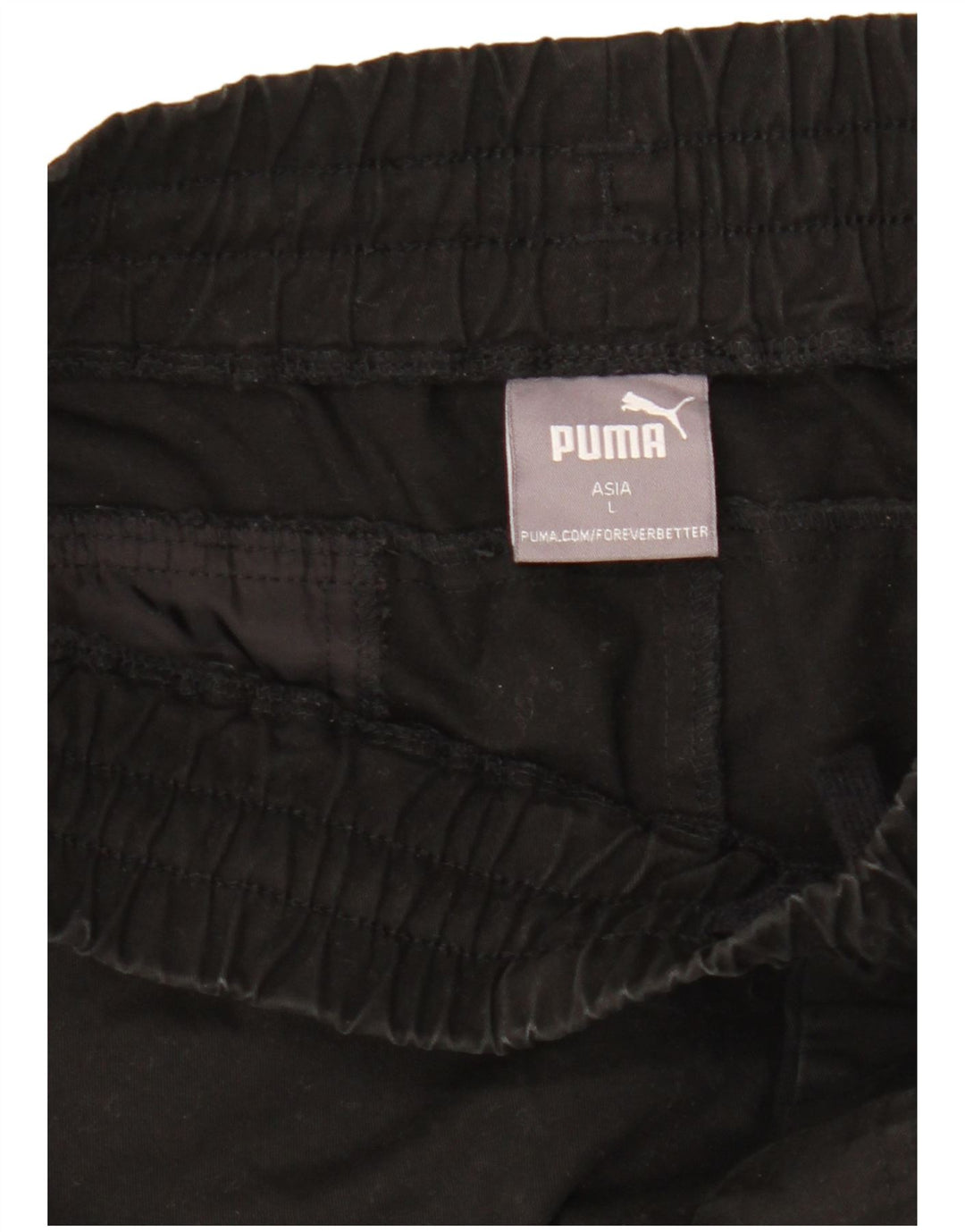 PUMA Pantalones de chándal para hombre Joggers Large Black