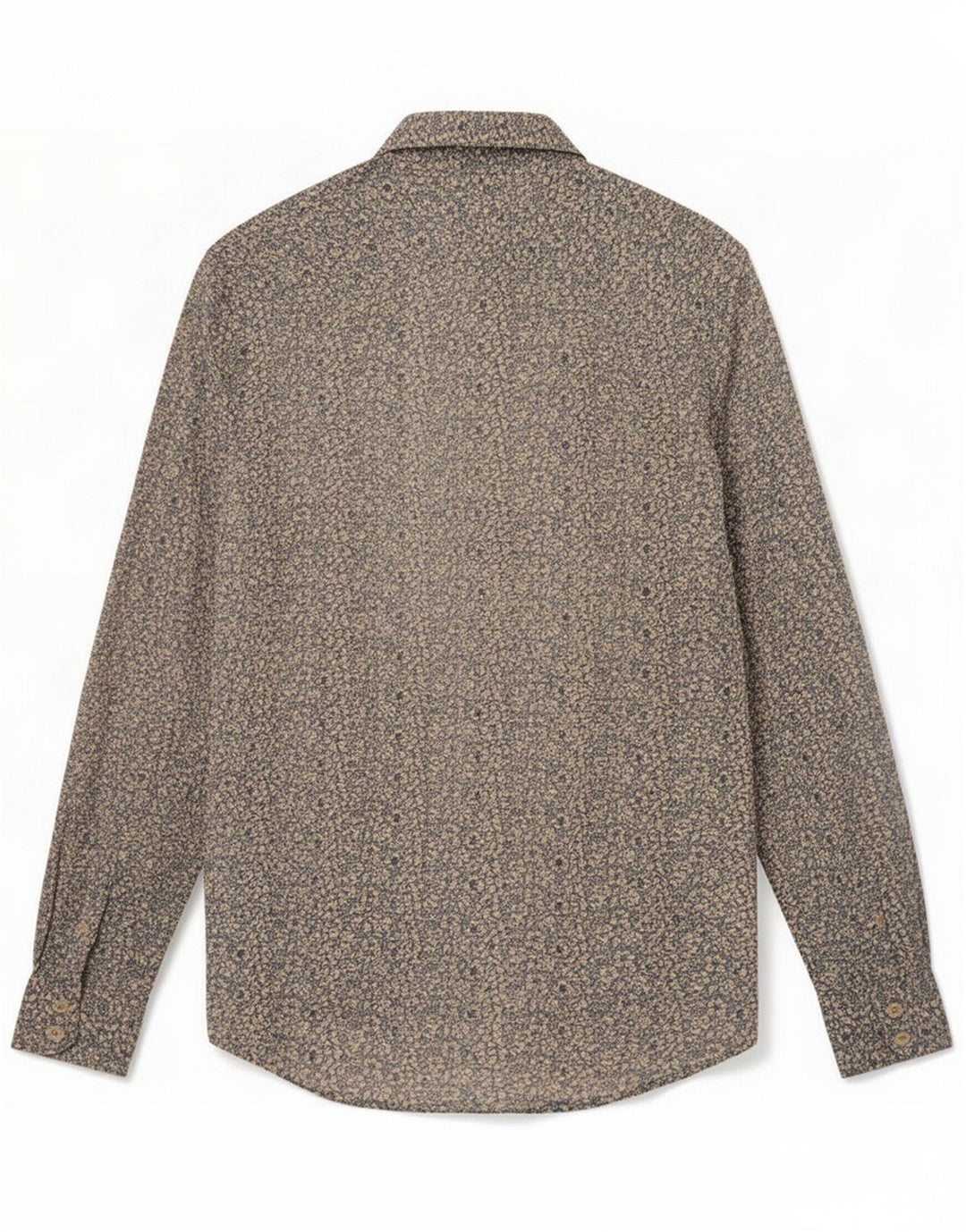 Camisa Gaudí para hombre Algodón floral azul medio